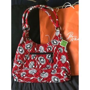 Vera Bradley Shoulder Tote in Deco Daisy